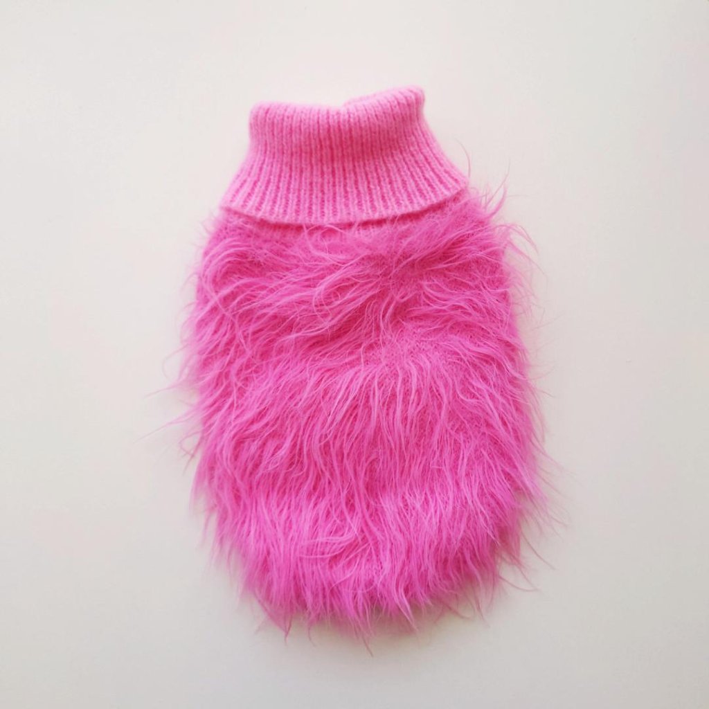shaggy knit　topsの画像