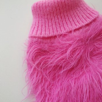 LASTサイズMのみ)shaggy knit　topsの画像