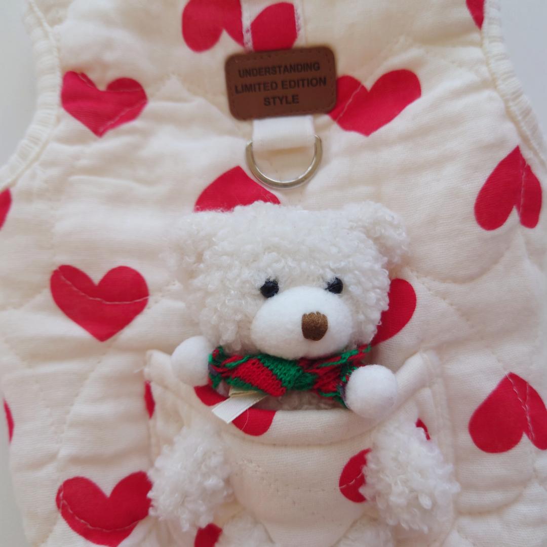 heart bear vestの画像