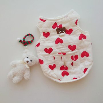 heart bear vestの画像