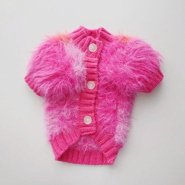 LASTサイズMのみ)pink gradation shaggy knitの画像