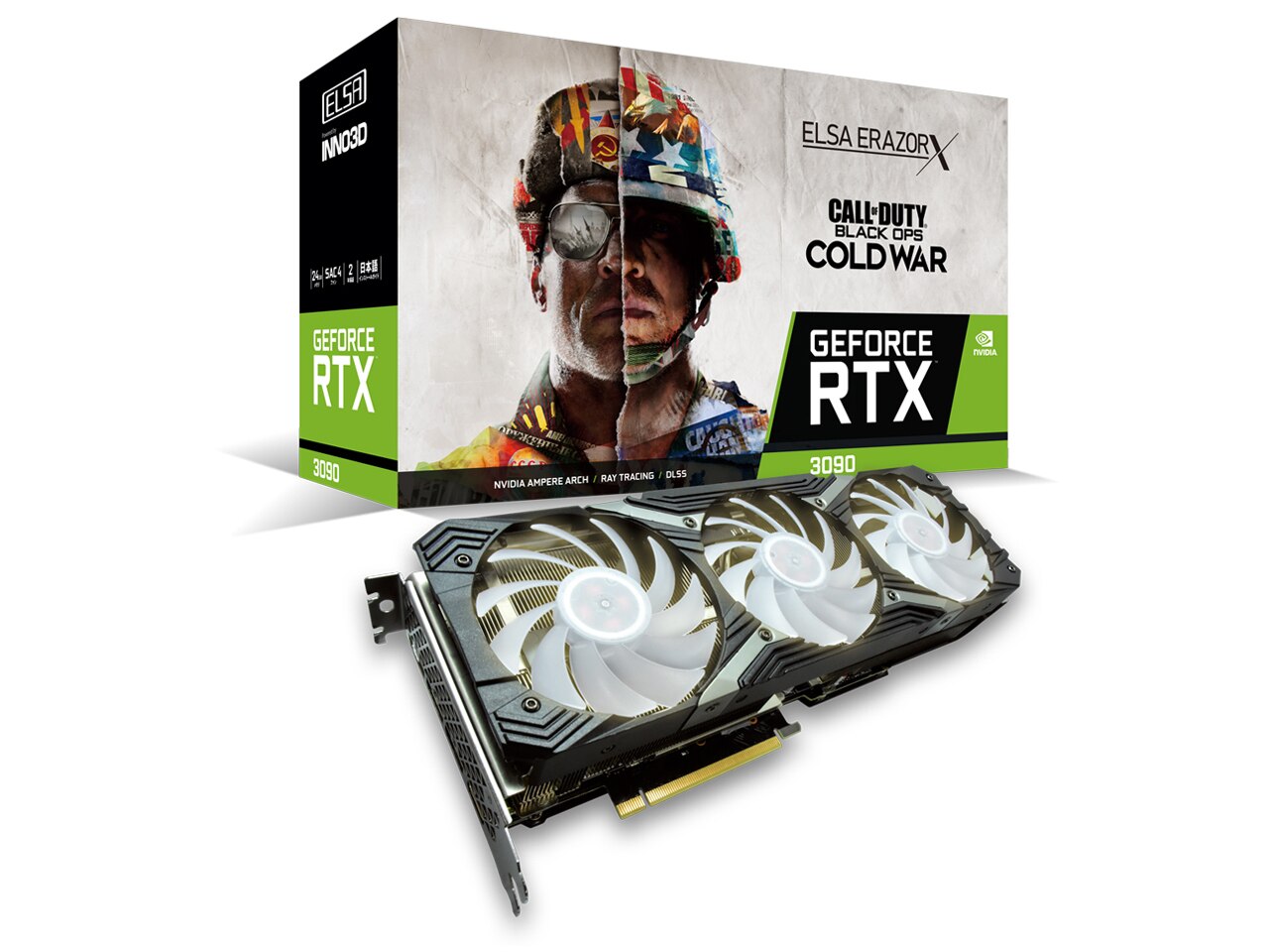 ELSA GeForce RTX 3090 ERAZOR X GD3090-24GEREZX [PCIExp 24GB]の画像