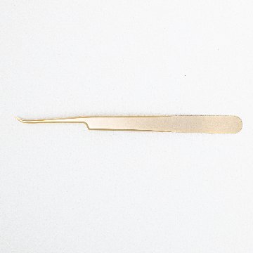 タイトツイーザー プロ用 ボリュームラッシュ用 軽量タイプ　マットゴールドの画像