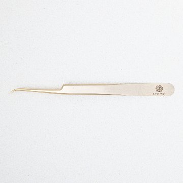 タイトツイーザー プロ用 ボリュームラッシュ用 軽量タイプ　マットゴールドの画像