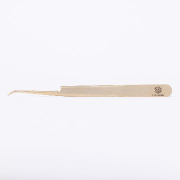 タイトツイーザー プロ用 ボリュームラッシュ用 軽量タイプ　マットゴールドの画像