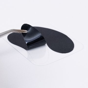 シリコンアイシート　ブラック　アイパッチ　再利用可の画像