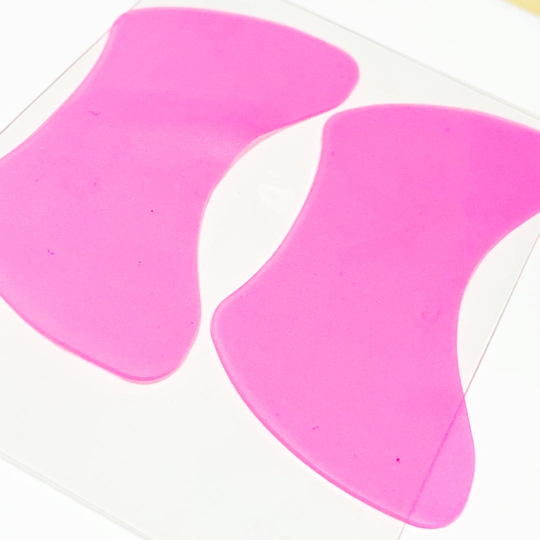 シリコンアイシート　濃いピンク　アイパッチ　薄いタイプ 再利用可画像