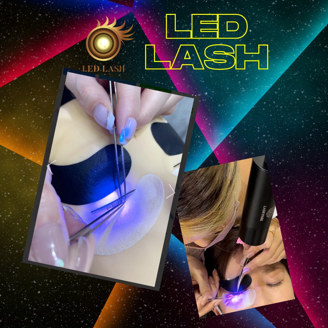 LEDスターターキット　395nm ホワイト 施術マニュアル付き LED LASH画像