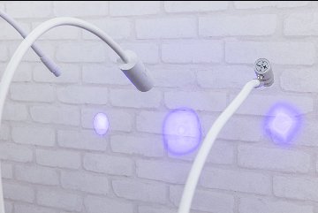 LEDまつ毛エクステ専用ライト395nm ホワイト LED LASH ゼロシート付の画像