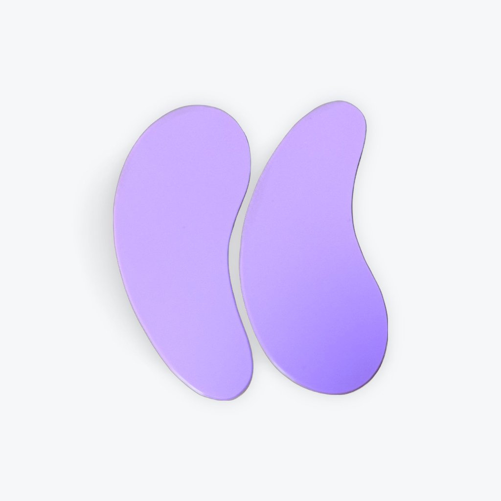 シリコンアイシート　パープル　アイパッチ　再利用可の画像