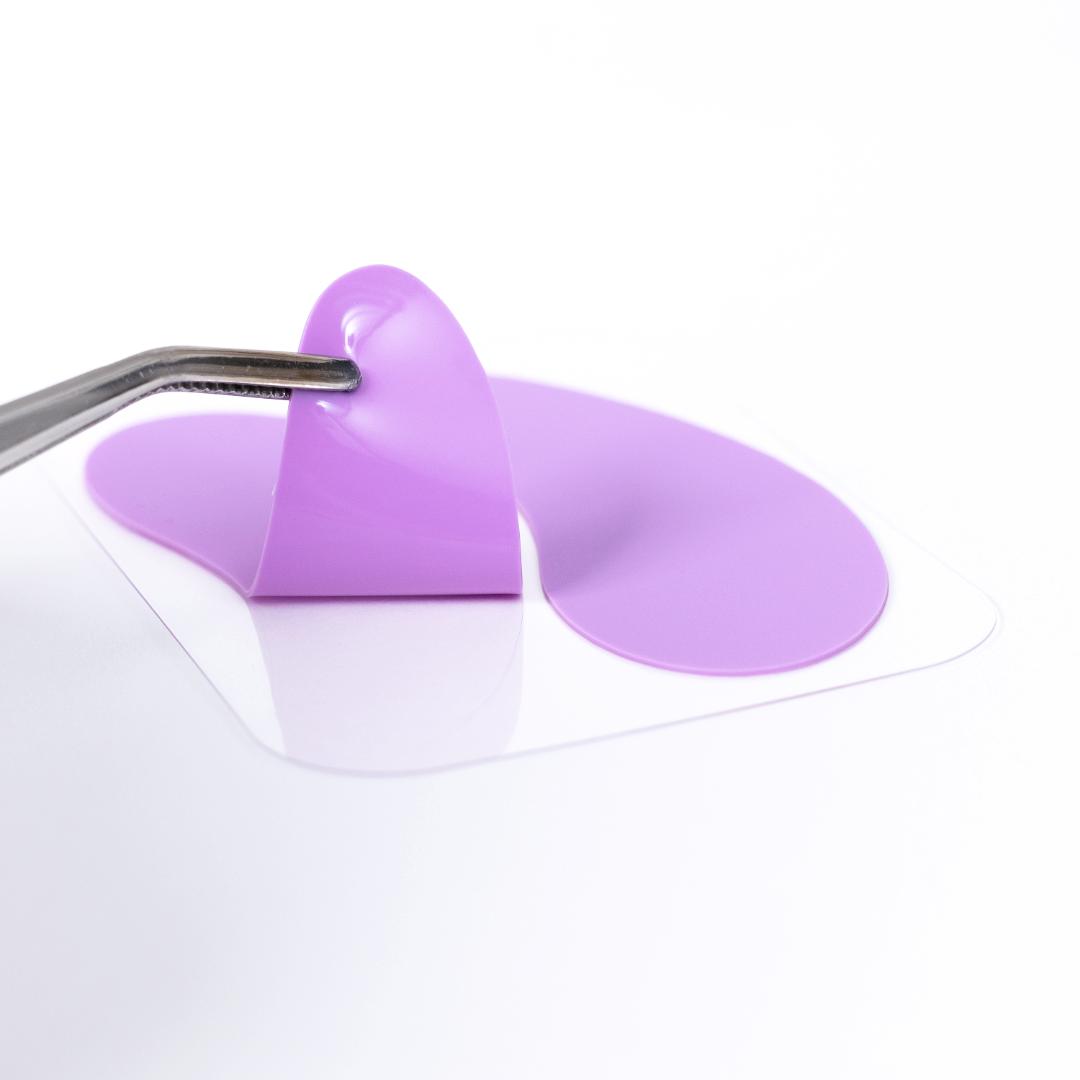 シリコンアイシート　パープル　アイパッチ　再利用可の画像