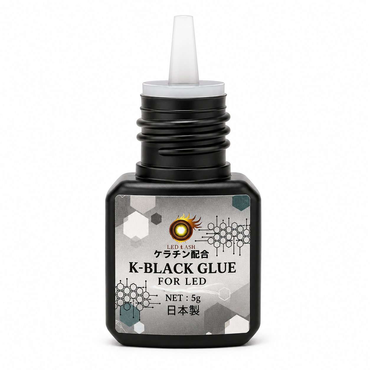 K-ブラックグルー ケラチン配合LEDグルー K-Black Glue　低刺激【まとめ売り有り】の画像