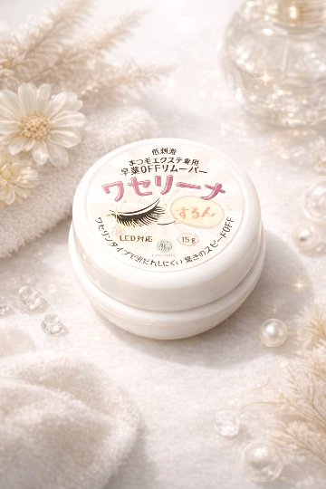 ワセリーナ まつ毛エクステ オフリムーバー 低刺激 時短の画像