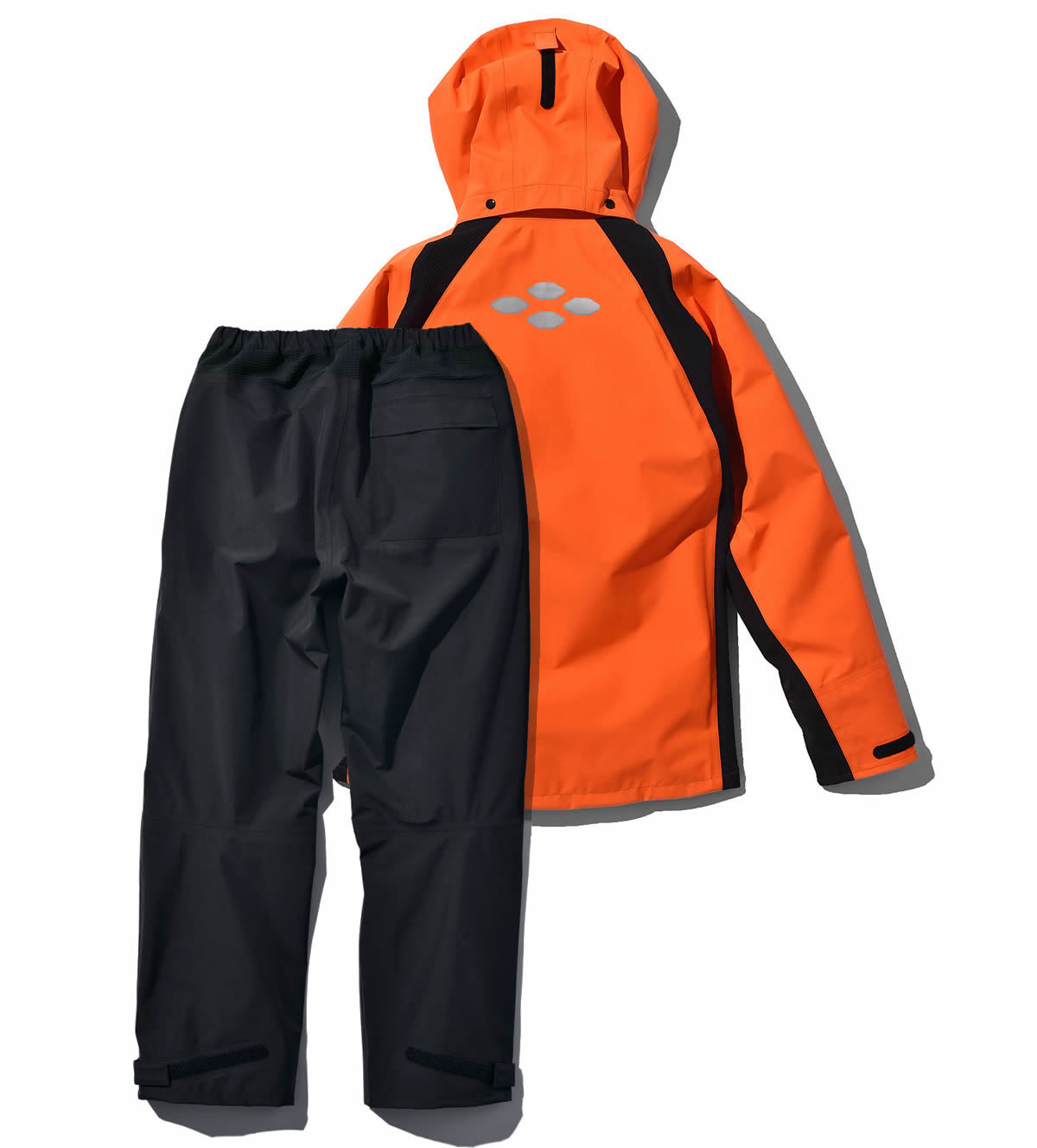 GORE-TEX （ゴアテックス） Bloom® （ブルーム®） ウェア （ジャケット ＋ パンツ 上下セット） フラッシュオレンジ画像
