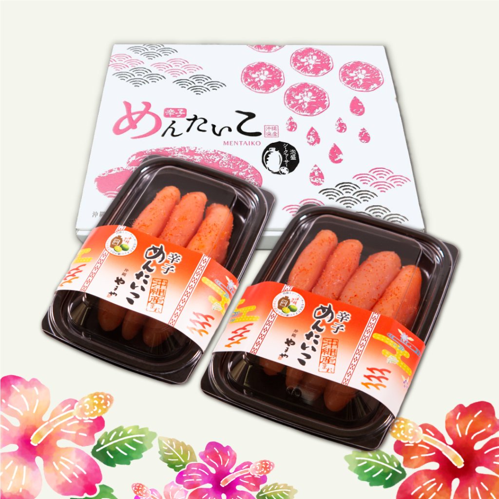 有色辛子めんたいこ ギフト箱入り (110g+220g)の画像
