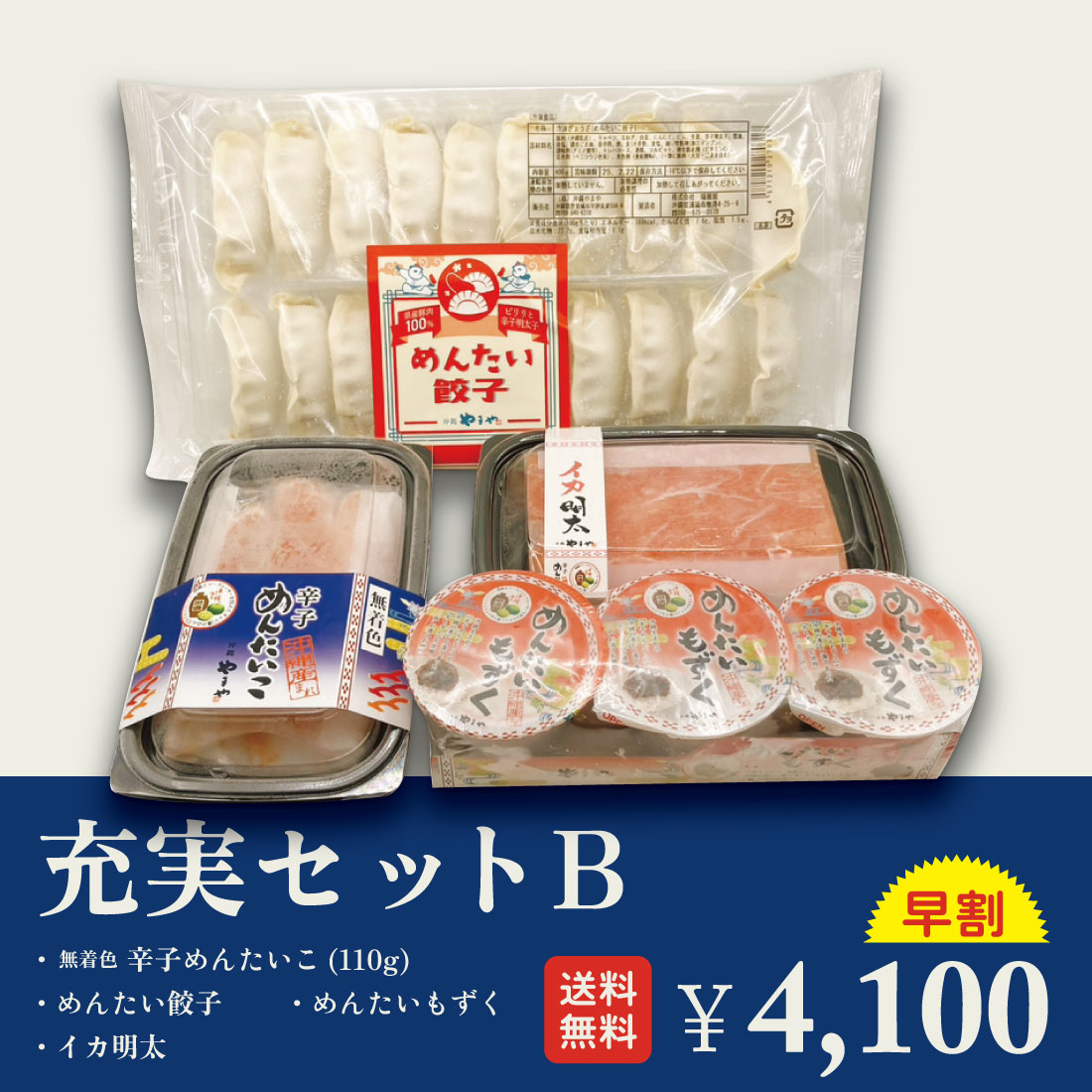 【送料無料】12/22まで早割!!  沖縄やまや充実セット Bの画像