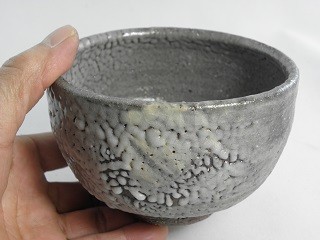 hch-21  唐津抹茶茶碗 文部大臣奨励賞受賞作家　荒川明作 木箱付きの画像