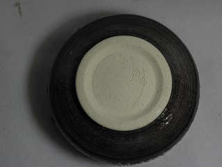 kts-1　積層泥彩　黒　酒注器　　 文部大臣奨励賞受賞作家　荒川明作 木箱付きの画像