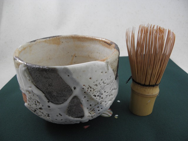 焼締志野　 抹茶茶碗　薪窯の画像