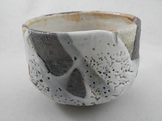 焼締志野　 抹茶茶碗　薪窯の画像