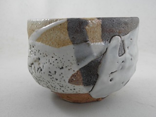 焼締志野　 抹茶茶碗　薪窯の画像