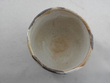 焼締志野　 抹茶茶碗　薪窯の画像