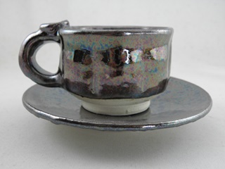 オーロラ天目コーヒーカップの画像