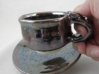 オーロラ天目コーヒーカップの画像