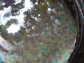 オーロラ天目 抹茶茶碗  最高の極上オーロラ天目　文部大臣奨励賞受賞作家　荒川明作　　木箱付き こだわりのギフト 還暦祝い などの贈り物に最適  無料ラッピング　nch-3の画像