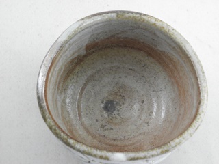 nch-7 志野焼 抹茶茶碗 薪窯焼成　文部大臣奨励賞受賞　茶陶賞受賞作家 荒川明作　送料無料　木箱付き こだわりのギフト 還暦祝い などの贈り物に最適  無料ラッピングの画像
