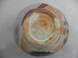 nch-11　極上 鳴海織部抹茶茶盌　陶芸作家 荒川明作  文部大臣奨励賞受賞、茶陶賞受賞　木箱付き ギフト 還暦祝い 【送料無料】木箱付きの画像