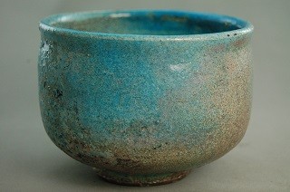 cch-2 虹彩楽 抹茶茶碗 文部大臣奨励賞受賞作家　荒川明作 木箱付きの画像