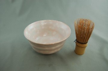 cch-6 御本手 抹茶茶碗 文部大臣奨励賞受賞作家　荒川明作 木箱付きの画像