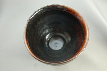 chku-12　黒天目　抹茶茶碗　文部大臣奨励賞受賞作家　荒川明作 木箱付きの画像