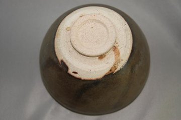 chku-14　金窯変天目　抹茶茶碗　文部大臣奨励賞受賞作家　荒川明作 木箱付きの画像