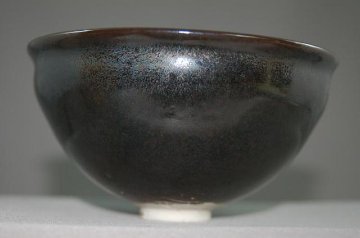 chku-4　黒天目　抹茶茶碗　 　文部大臣奨励賞受賞作家　荒川明作 木箱付きの画像