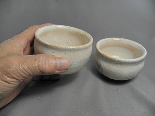 gyus-10 御本手　丸夫婦湯呑みセット 文部大臣奨励賞受賞作家 荒川　明作 木箱付きの画像