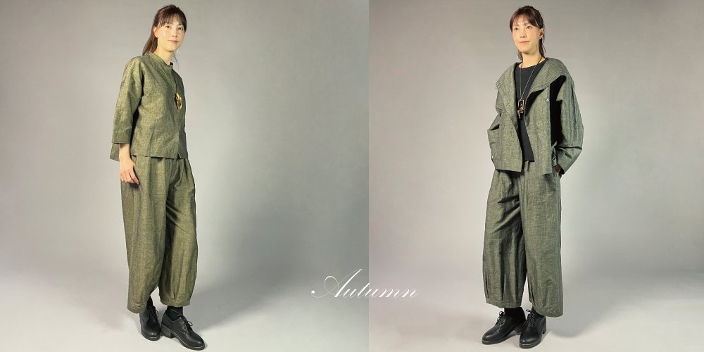 g*a様 【新品未使用＋匿名発送】＜遠州綿紬＞片持ちstripe薄青、キモノモダ g*a様 【新品未使用＋匿名発送】＜遠州綿紬＞片持ちstripe薄青