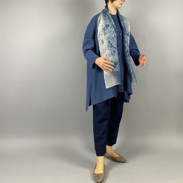 藍染シルクストール　Komorebi 1画像