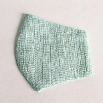 【近江ちぢみ】麻マスク  シャーベットカラーの画像