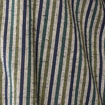 【遠州綿紬】シャツワンピース　木立の画像