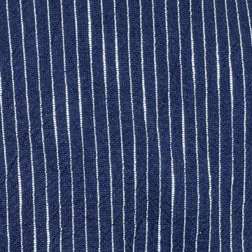 【備後絣】レギュラーブラウス　白スラブ縞の画像