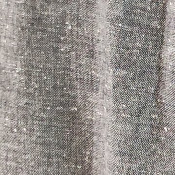 【遠州綿紬】立ち襟ストレートワンピース グレーの画像