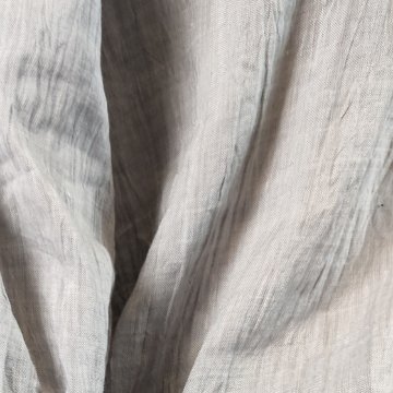【近江麻】ラウンドプルオーバー　グレーちぢみの画像