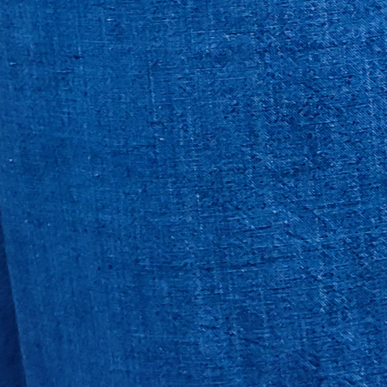 【備後絣】ワイドパンツ　うす藍ロング丈画像
