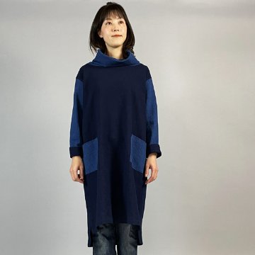 【備後絣】オフタートルミックスチュニックの画像
