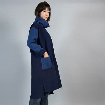 【備後絣】オフタートルミックスチュニックの画像
