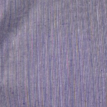 【遠州綿紬】花びら衿のプルオーバー　ラベンダーの画像