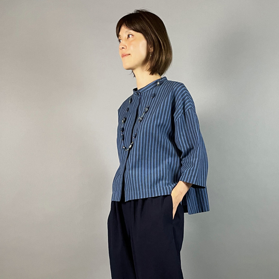 トップス/ブラウス/備後絣｜工房 徳元 TOKUGEN ONLINE SHOP 