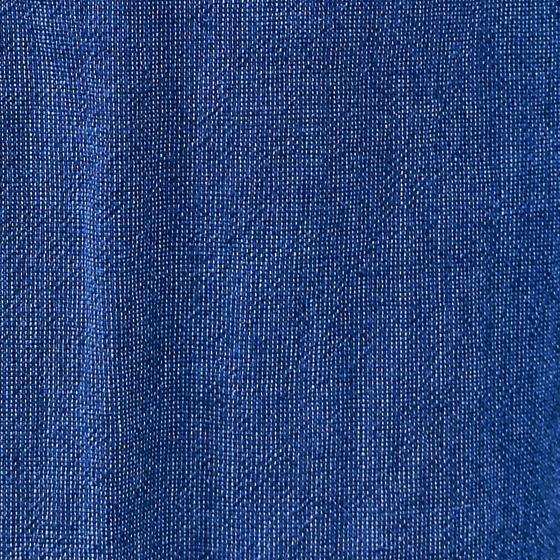 【備後絣】藍染め　ワイドパンツ　八分丈　ダンガリー青画像